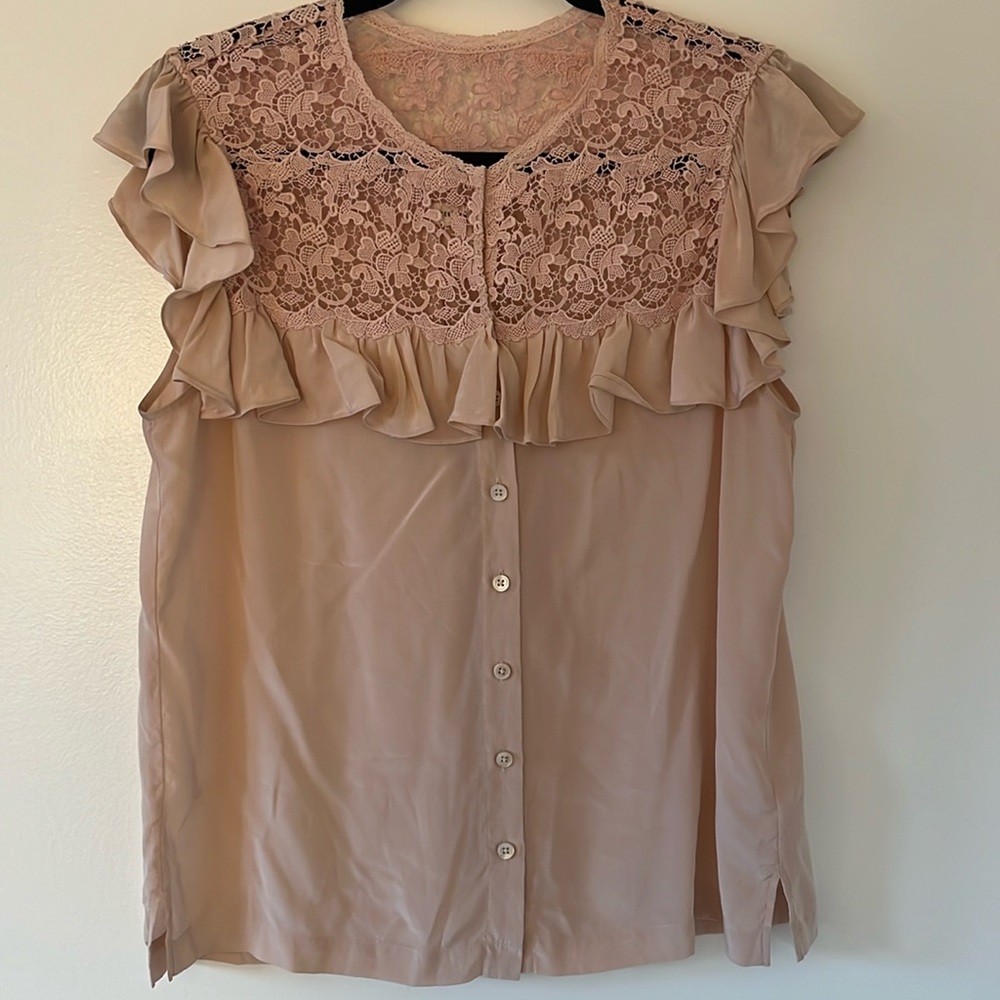Baby pink delicate blouse